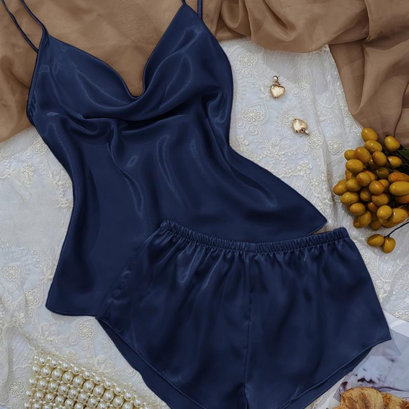 Floral Satin Pajama Set for Women