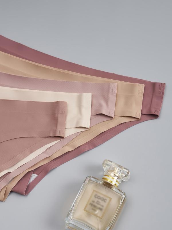 5 Seamless Bikini Panties Comfy & Breathable Intimates Lingerie