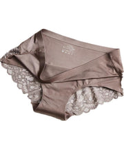 3pcs Lace Panty Satin Panty Smooth Soft Lingerie