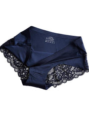 3pcs Lace Panty Satin Panty Smooth Soft Lingerie