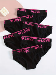 6 Pack Seamless Cotton Bikini Briefs Women's Lingerie