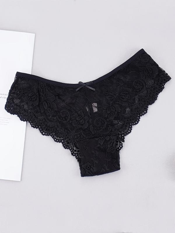 6 Pack Women's Lace Low Waist Panties