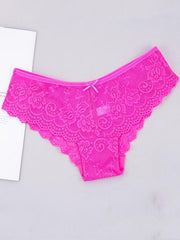 6 Pack Women's Lace Low Waist Panties