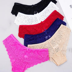 6 Pack Women's Lace Low Waist Panties