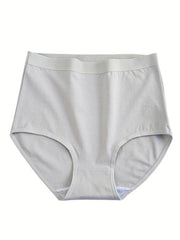 3pcs High Waist Stretchy Intimates Panties Women's Lingerie