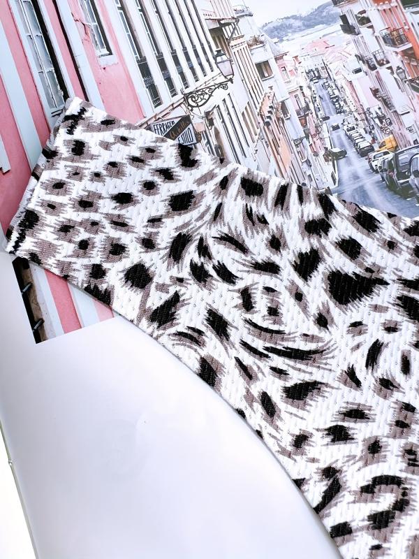 4pcs Leopard Print Thongs Sexy Low Waist Panties Women's Lingerie