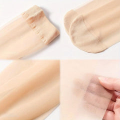10 Pairs Ultra-Thin Semi-Sheer Short Socks Women's Stockings & Hosiery