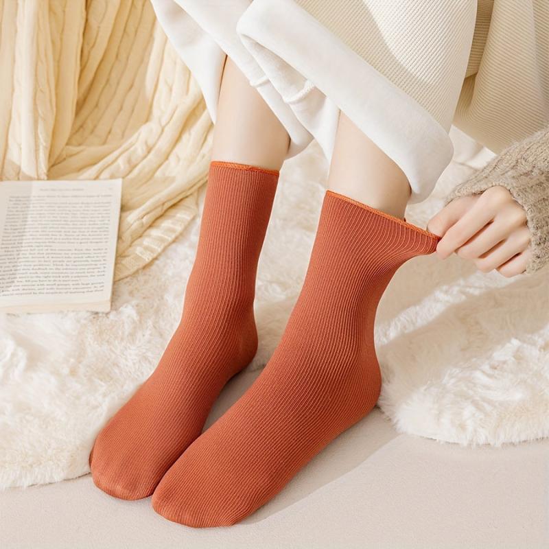 4 Pairs Winter Warm Socks Thermal & Thick Snow Socks for Women