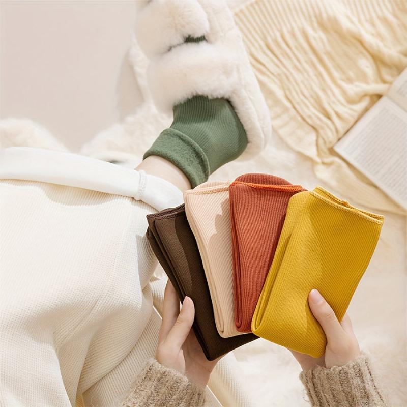 4 Pairs Winter Warm Socks Thermal & Thick Snow Socks for Women