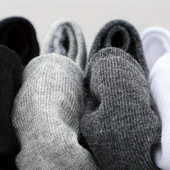 10 Pairs Women's Low Cut Ankle Socks Soft Lightweight Solid Stockings Hosiery