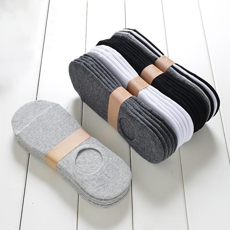 10 Pairs Women's Low Cut Ankle Socks Soft Lightweight Solid Stockings Hosiery