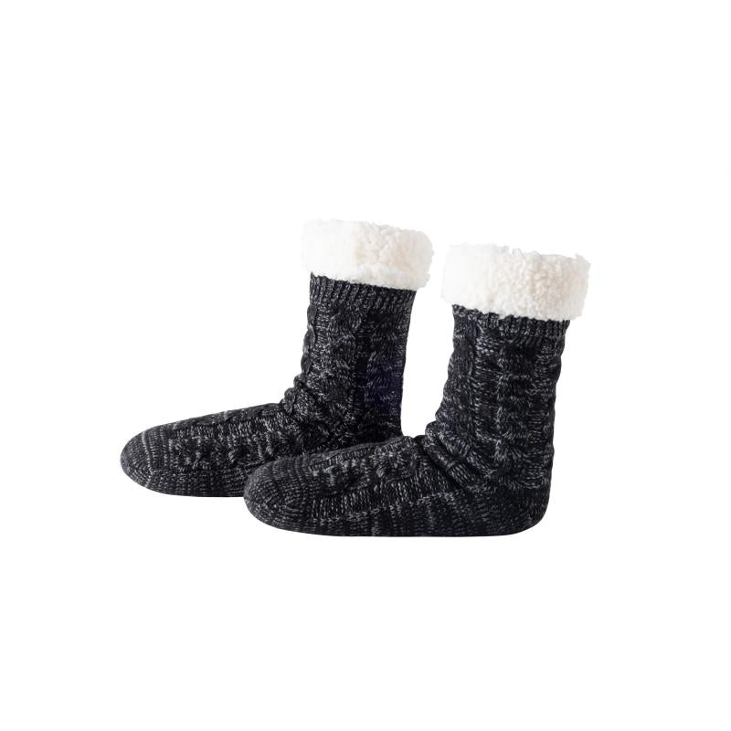 Women's Slipper Socks with Non Slip Grippers and Sherpa Lining