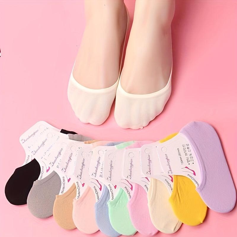 10 Pairs Invisible Ankle Socks Soft & Lightweight All match Socks