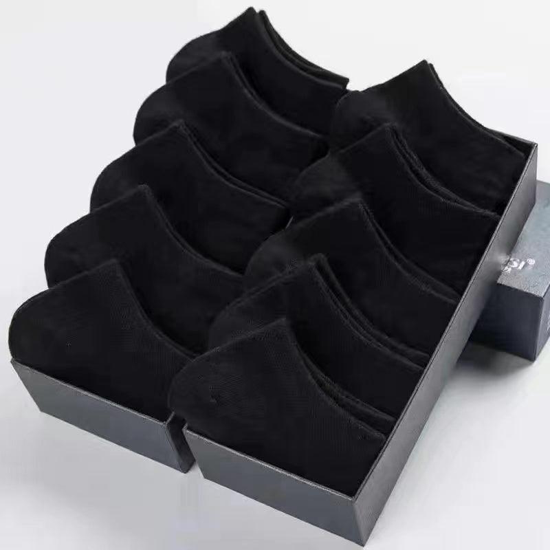 10 Pairs Women's Classic Ankle Socks Soft & Lightweight Solid Low Cut Stockings