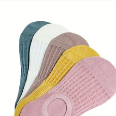 5 Pairs Invisible Mesh Socks for Women