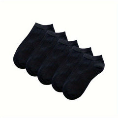 5 Pairs Ankle Socks Cozy Low Cut Socks Women's Stockings