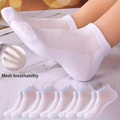 Breathable Mesh Short Socks for Women
