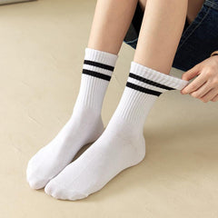 Striped Stockings Women's All-match Breathable Socks