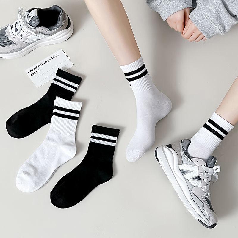 Striped Stockings Women's All-match Breathable Socks