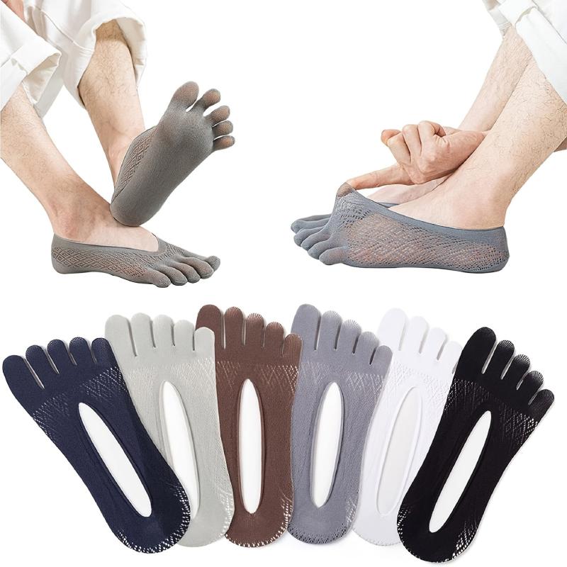 Orthotoe Compression Toe Socks No Show Full Toe Yoga Socks