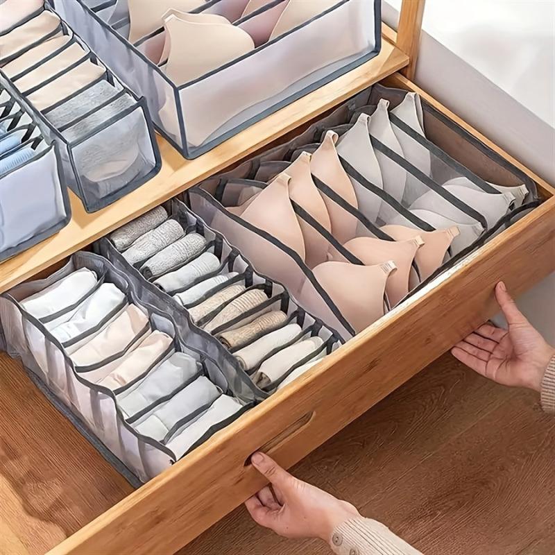 Underwear Storage Boxes Divider Drawer Organiser Women's Lingerie