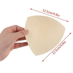 Triangle Shape Removable Sponge Bra Pad for Swimsuits Sports Yoga Bra