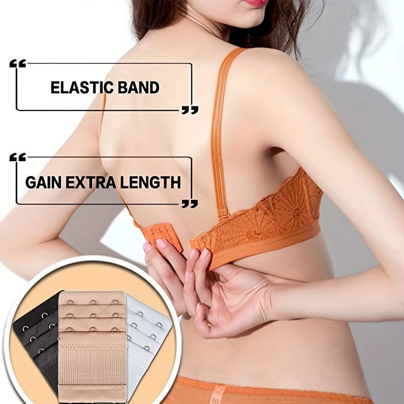 3pcs Elastic Bra Extenders Adjustable Bra Band Women's Lingerie & Underwear