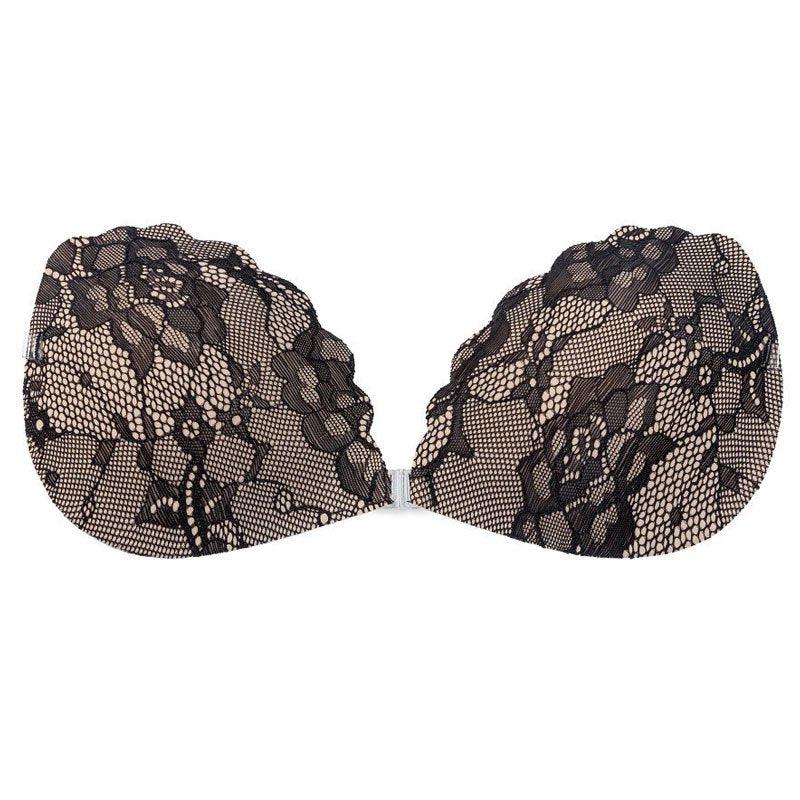 Invisible Lace Push Up Stick On Bra & Nipple Pasties