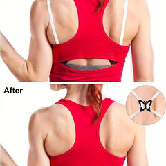4pcs Flower Bra Strap Clips Non-slip Buckle Women's Lingerie Accessories