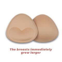 2 Pairs Reusable Bra Insert Pads Invisible Chest Enhancer