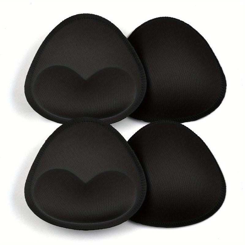 2 Pairs Reusable Bra Insert Pads Invisible Chest Enhancer