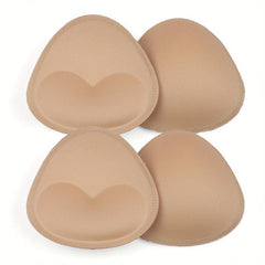 2 Pairs Reusable Bra Insert Pads Invisible Chest Enhancer