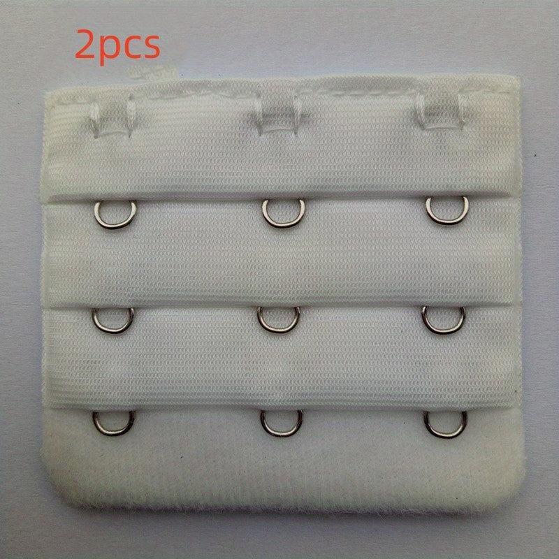 2pcs 3 Hooks Bra Extenders Comfortable Adjustable Bra Band Women's Lingerie
