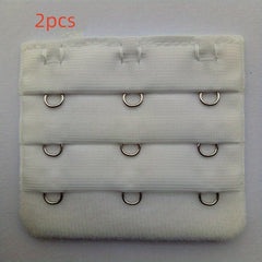 2pcs 3 Hooks Bra Extenders Comfortable Adjustable Bra Band Women's Lingerie