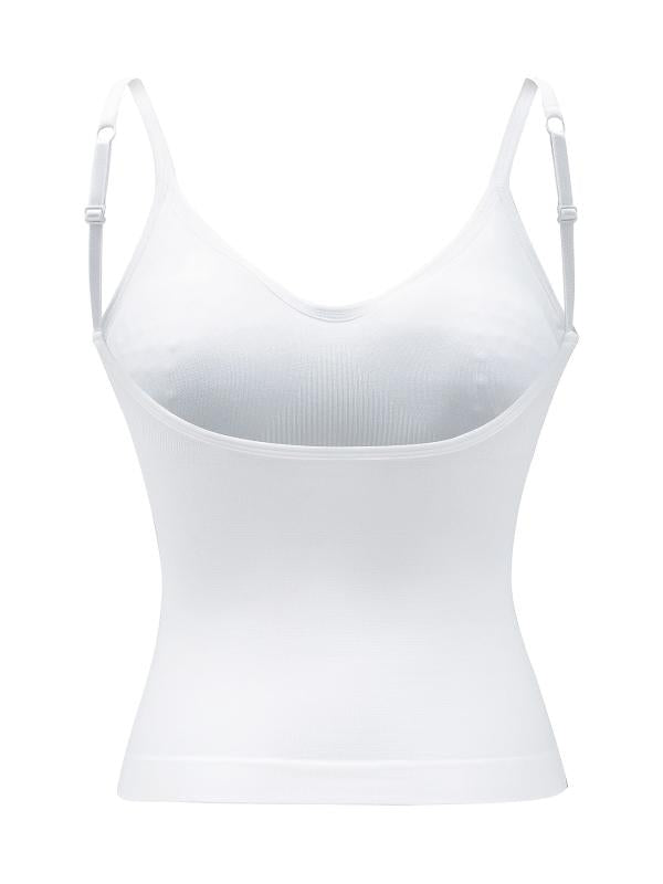Seamless Camisole Bras Comfort Tank Tops Adjustable Straps Extra Chest Pads
