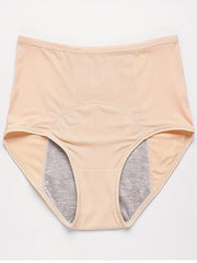 3 Pack Plus Size Period Panties Set High Rise Leakproof Three Piece Set