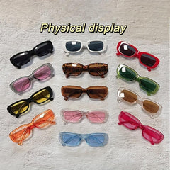 Small Frame Sunglasses Retro European American Couple Glasses