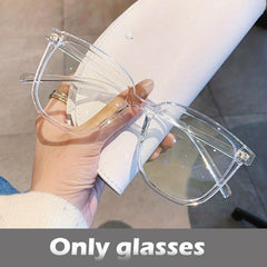 Light Blocking Glasses Clear Lens for Women Unisex