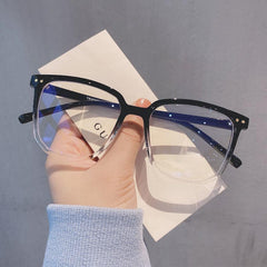 Light Blocking Glasses Clear Lens for Women Unisex