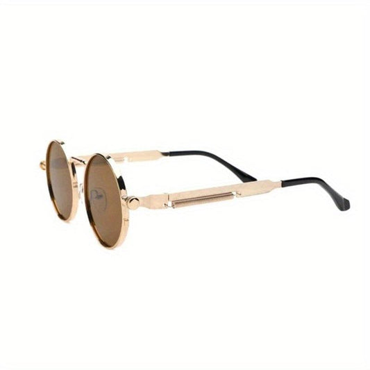 Round Frame Sunglasses Vintage Spring Decor UV400