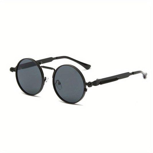 Round Frame Sunglasses Vintage Spring Decor UV400
