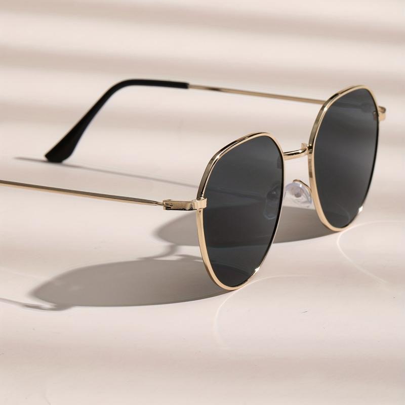 Metal Round Frame Sunglasses Cat Eye Glasses UV400