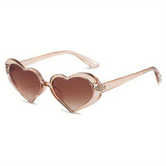 Y2K Heart Sunglasses Candy Jelly Glasses UV400