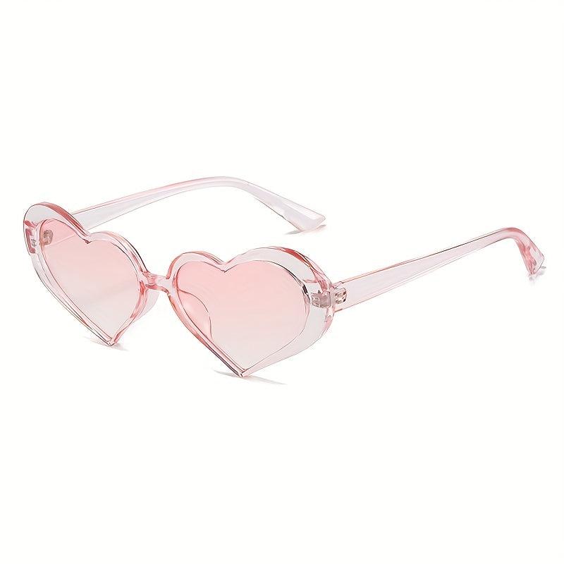 Y2K Heart Sunglasses Candy Jelly Glasses UV400