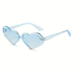 Y2K Heart Sunglasses Candy Jelly Glasses UV400