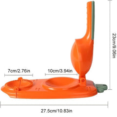 DIY Dumpling Skin Maker 2 in 1 Multifunction Manual Press Safety ABS Material