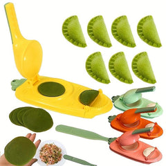 DIY Dumpling Skin Maker 2 in 1 Multifunction Manual Press Safety ABS Material