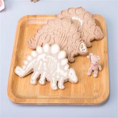 3pcs Dino Cookie Cutters Candy Molds Biscuit Chocolate Cake Decorating Baking