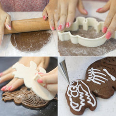 3pcs Dino Cookie Cutters Candy Molds Biscuit Chocolate Cake Decorating Baking