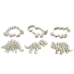 3pcs Dino Cookie Cutters Candy Molds Biscuit Chocolate Cake Decorating Baking